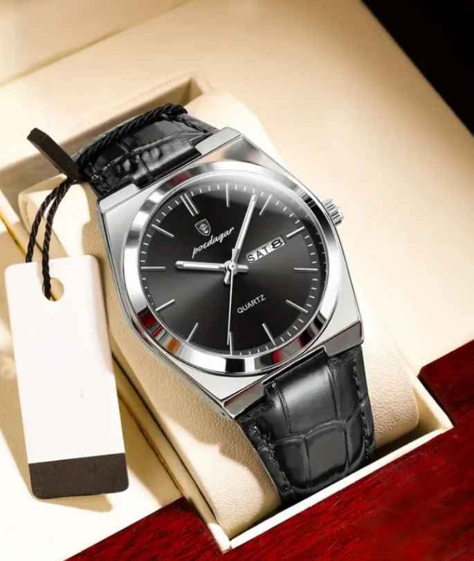 Montre de Luxe POEDAGAR – Élégance, Fiabilité et Confort au Poignet