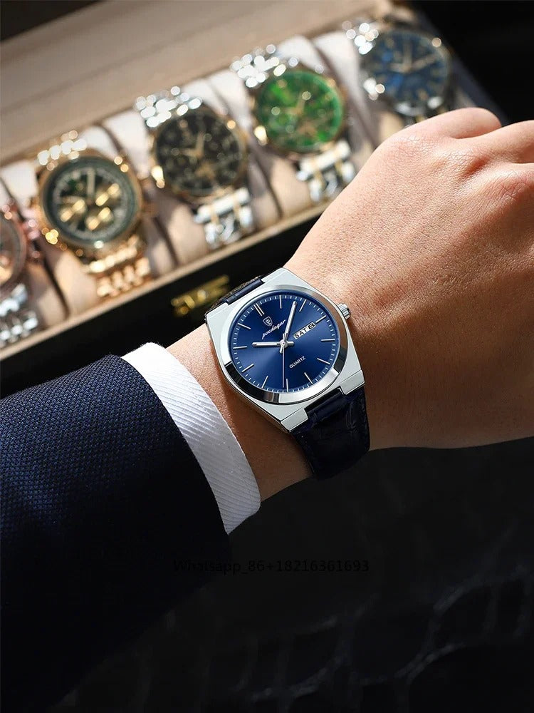 Montre de Luxe POEDAGAR – Élégance, Fiabilité et Confort au Poignet
