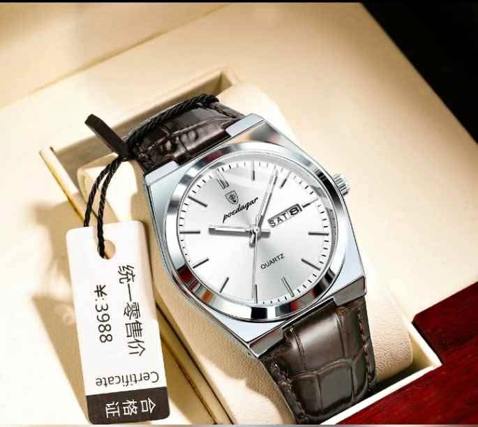 Montre de Luxe POEDAGAR – Élégance, Fiabilité et Confort au Poignet