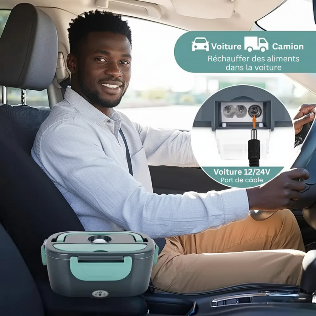 Lunch Box Électrique Chauffante - Mangez Chaud Partout, Tout le Temps !