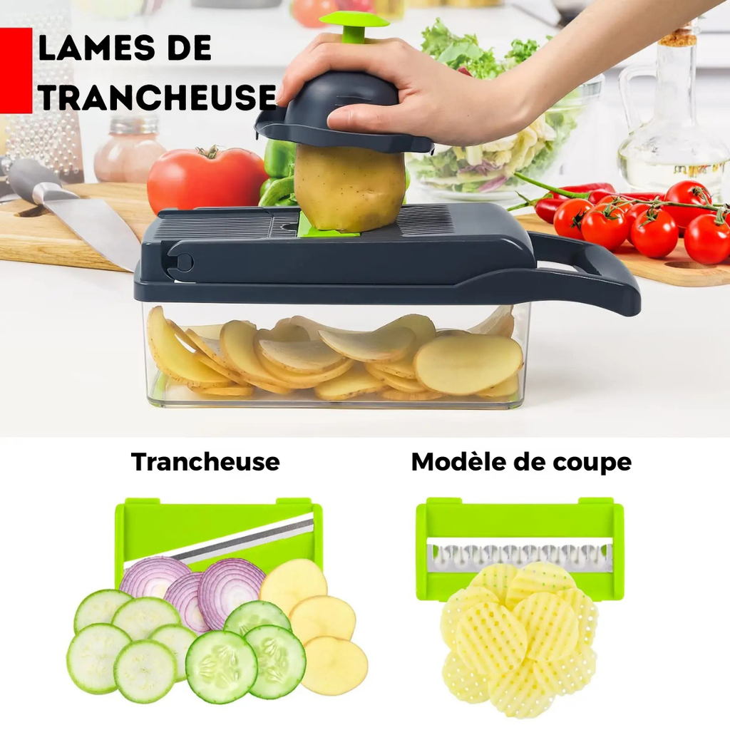 Coupe-Légumes Multifonctions 16 en 1 - La Révolution en Cuisine !