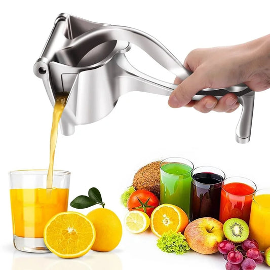 Presse-Agrumes Manuel Premium – Jus Frais en Un Geste, Sans Électricité ! (100 % Alliage d’Aluminium)
