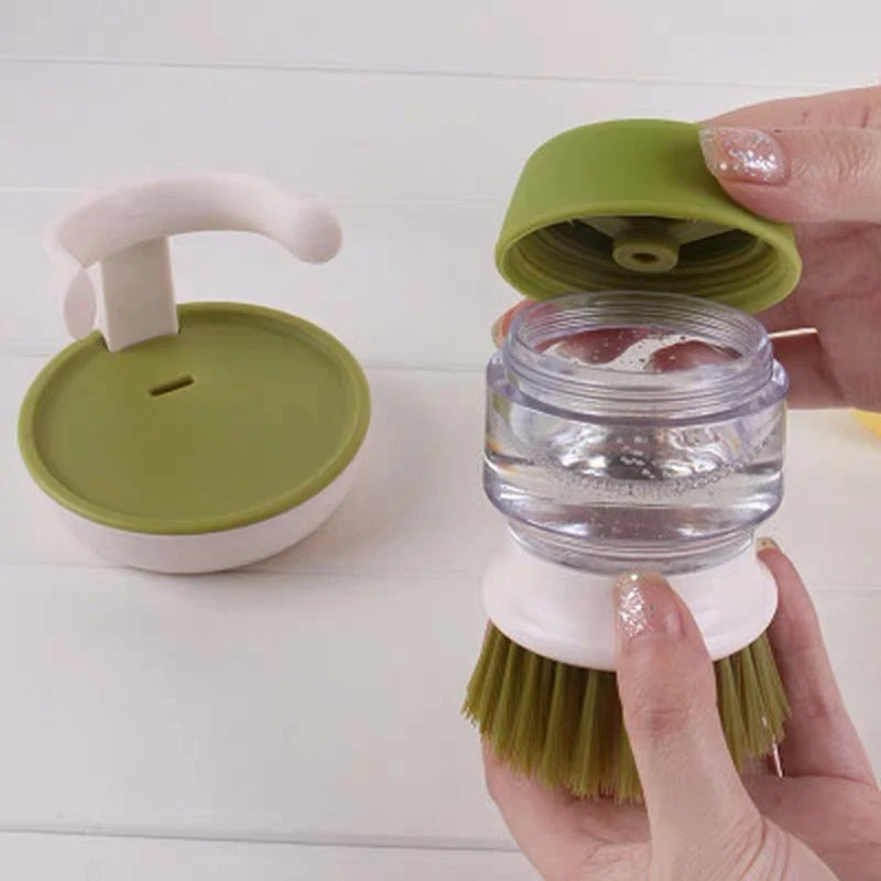 Brosse à Vaisselle Révolutionnaire avec Distributeur de Savon – Votre Cuisine Plus Propre, Plus Facilement !