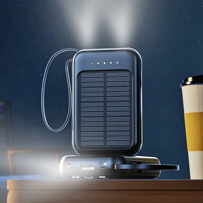 POWERBANK SOLAIRE LED 20 000 mAh
