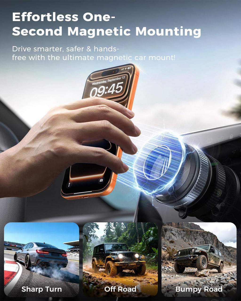 Support Téléphone Ultra-Fort 360° – Technologie d’Aspiration Sous Vide